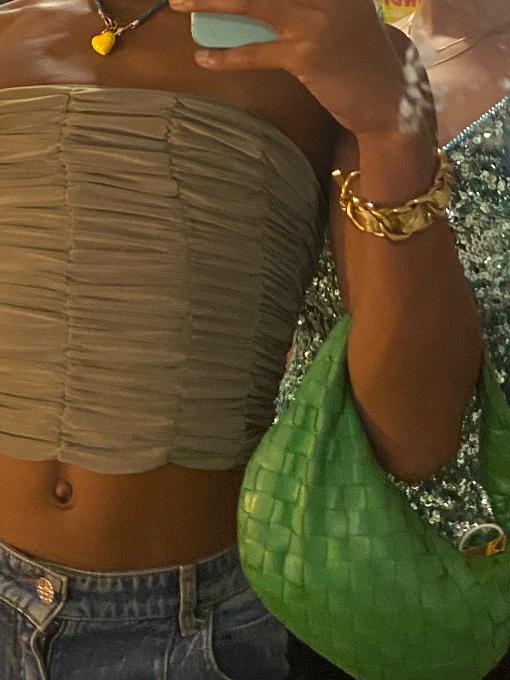 CHANEL Gold Chain Link Bracelet